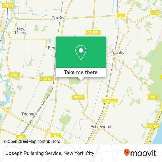 Joseph Pulishing Service map