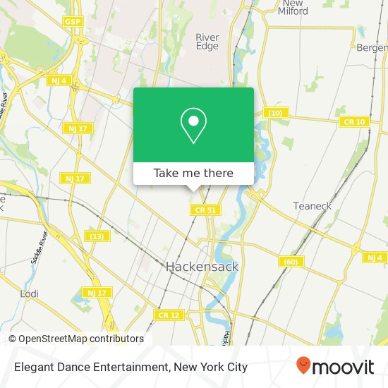 Mapa de Elegant Dance Entertainment