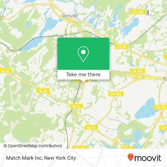 Match Mark Inc map