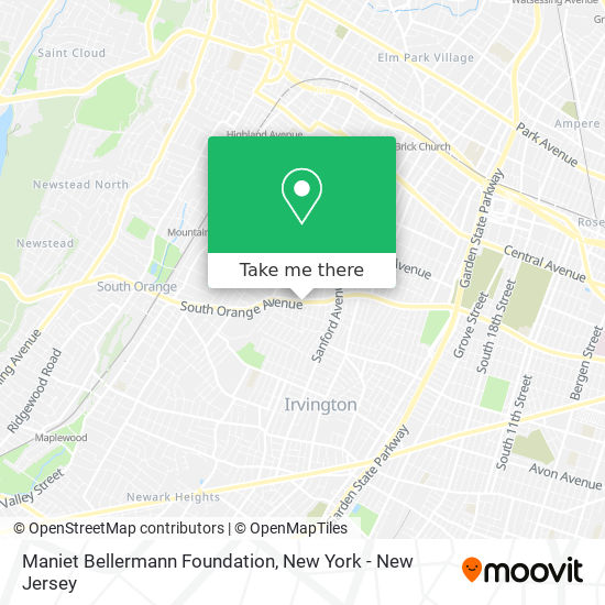 Maniet Bellermann Foundation map