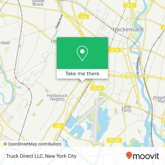Mapa de Truck Direct LLC