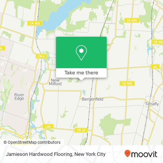 Jamieson Hardwood Flooring map