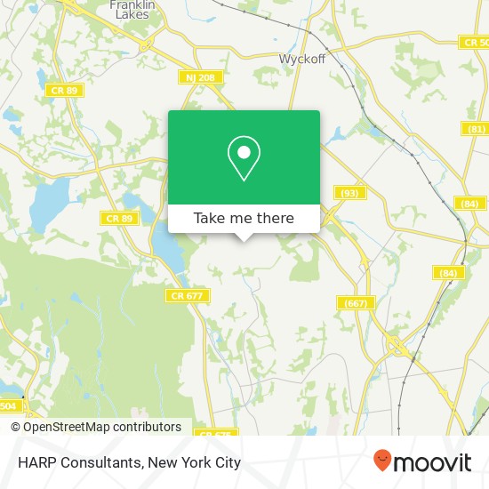 HARP Consultants map
