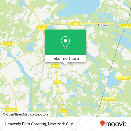 Heavenly Eats Catering map