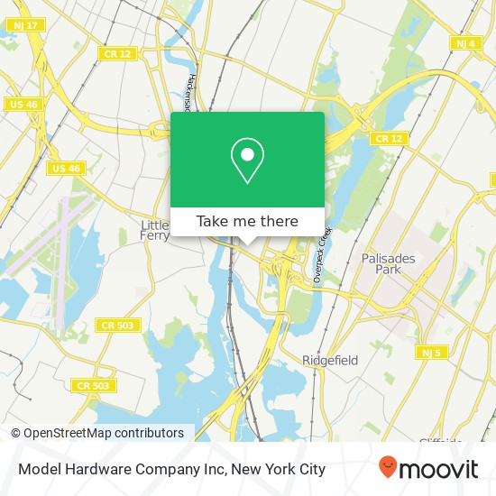 Model Hardware Company Inc map