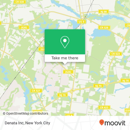Denata Inc map