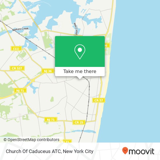 Church Of Caduceus ATC map