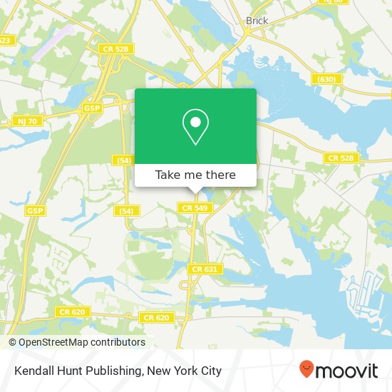 Mapa de Kendall Hunt Publishing