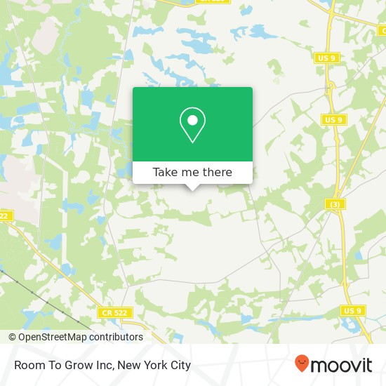 Mapa de Room To Grow Inc