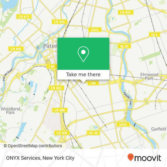 ONYX Services map