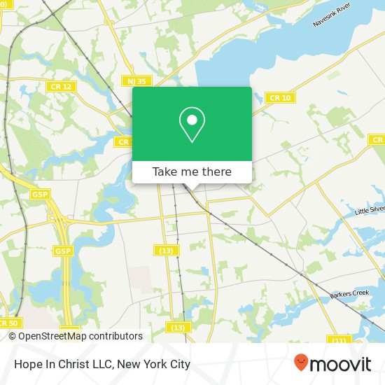 Mapa de Hope In Christ LLC
