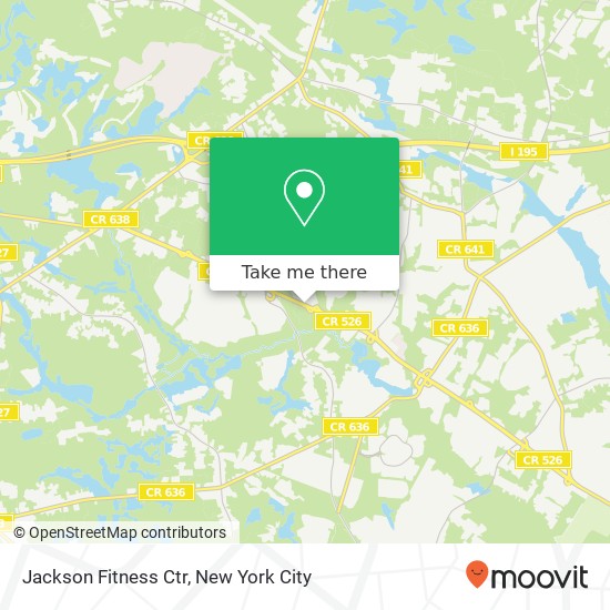 Mapa de Jackson Fitness Ctr