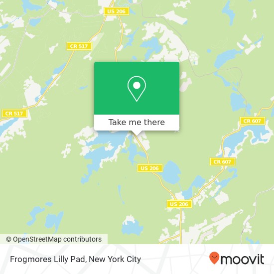 Mapa de Frogmores Lilly Pad