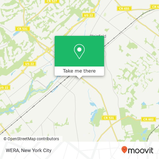 WERA map