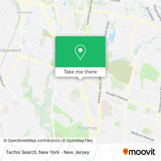 Techni Search map