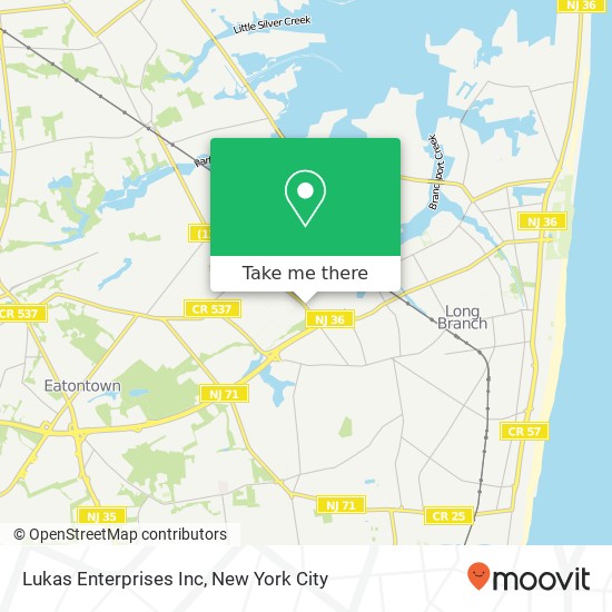 Lukas Enterprises Inc map