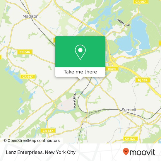 Lenz Enterprises map