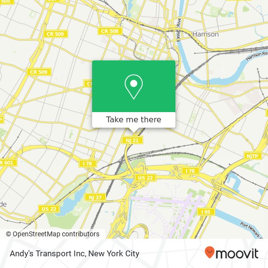 Mapa de Andy's Transport Inc