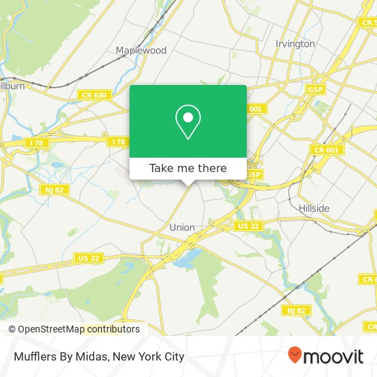 Mufflers By Midas map