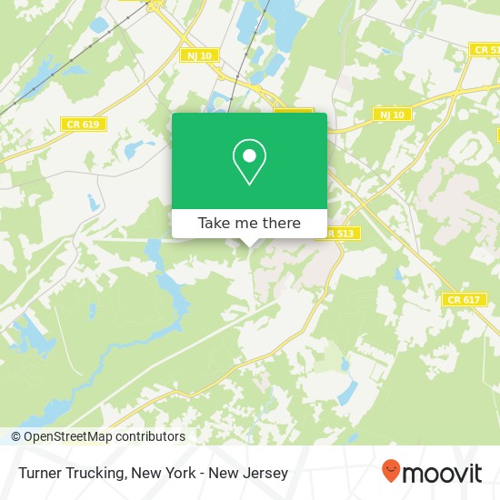 Turner Trucking map