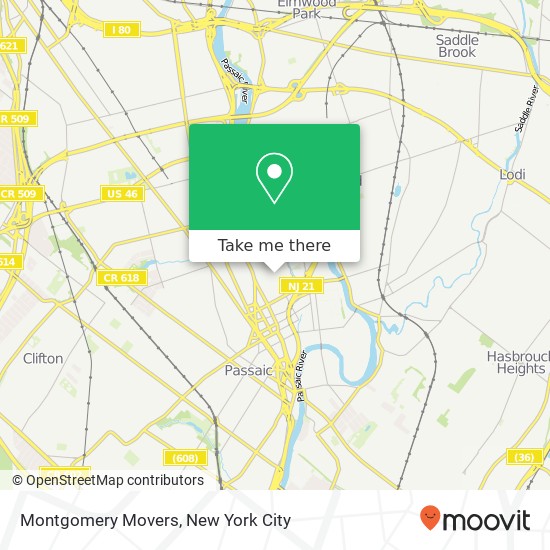 Montgomery Movers map