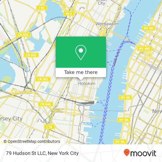 Mapa de 79 Hudson St LLC