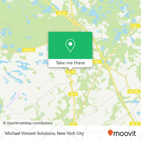 Mapa de Michael Vincent Solutions