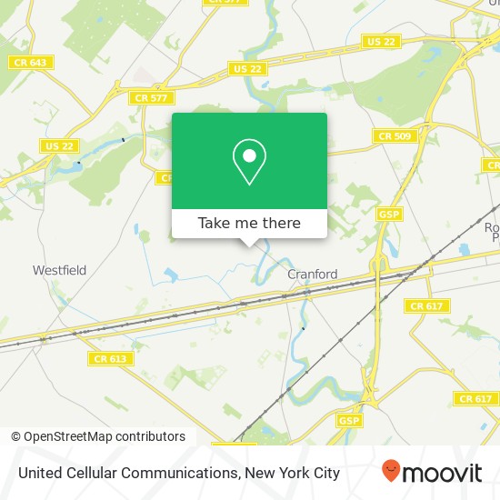 Mapa de United Cellular Communications