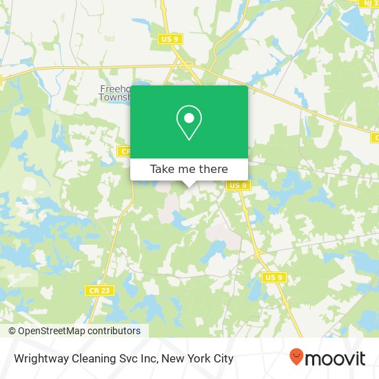 Wrightway Cleaning Svc Inc map