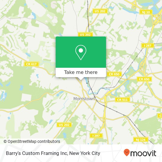 Barry's Custom Framing Inc map