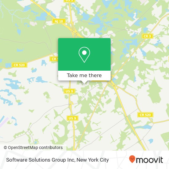 Mapa de Software Solutions Group Inc