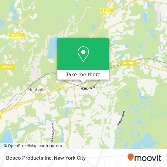 Mapa de Bosco Products Inc