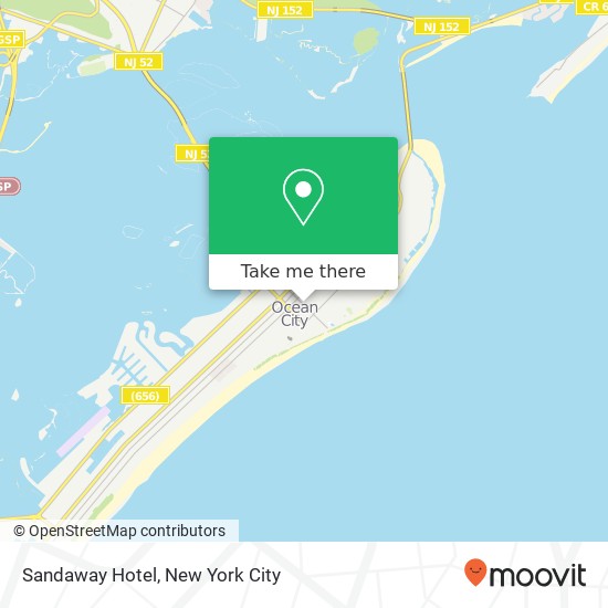 Mapa de Sandaway Hotel