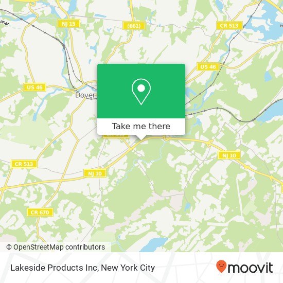Lakeside Products Inc map