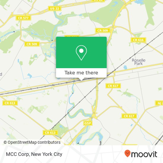 Mapa de MCC Corp