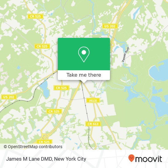 James M Lane DMD map