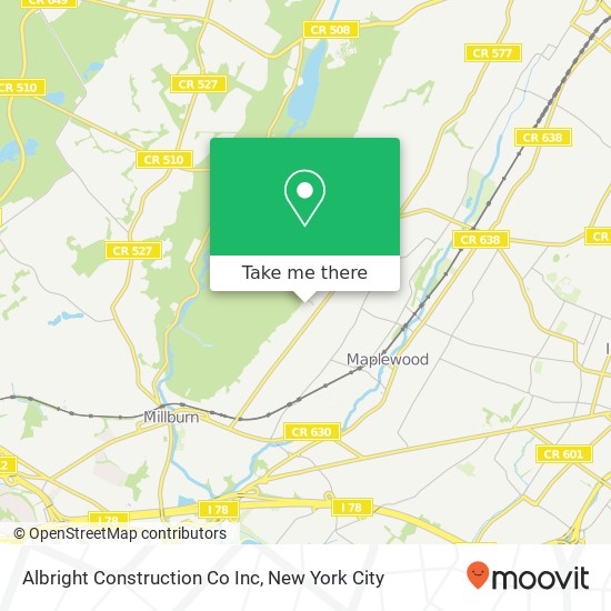 Mapa de Albright Construction Co Inc