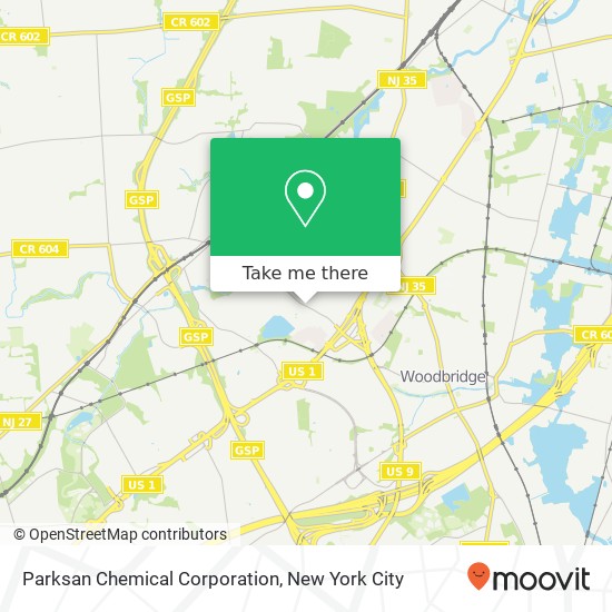 Parksan Chemical Corporation map