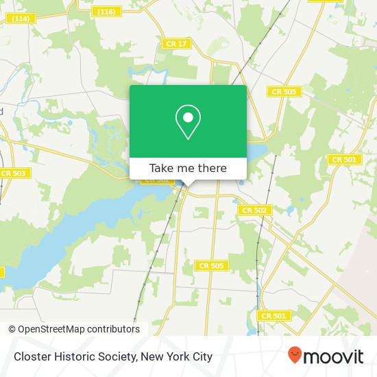 Mapa de Closter Historic Society