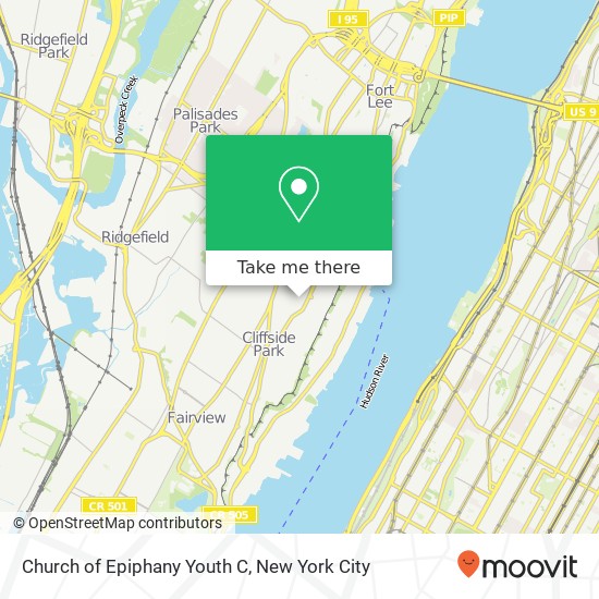 Church of Epiphany Youth C map