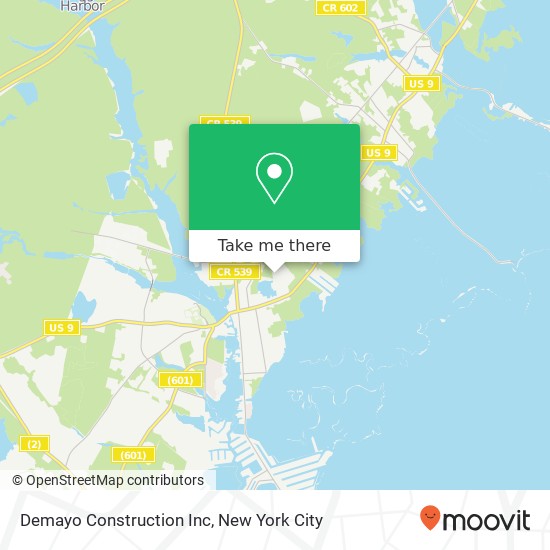 Demayo Construction Inc map