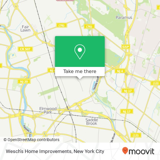 Mapa de Wesch's Home Improvements