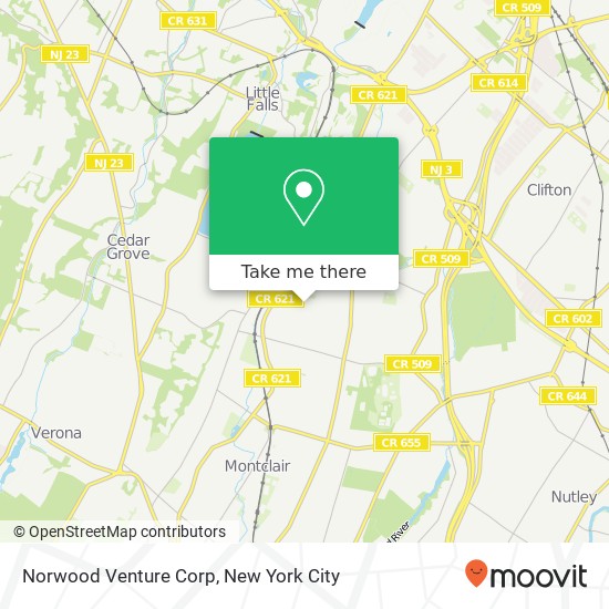 Mapa de Norwood Venture Corp