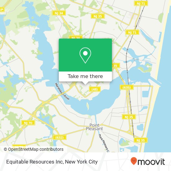 Equitable Resources Inc map