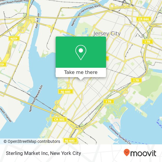 Sterling Market Inc map