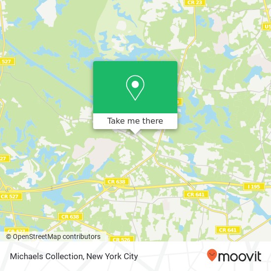 Michaels Collection map