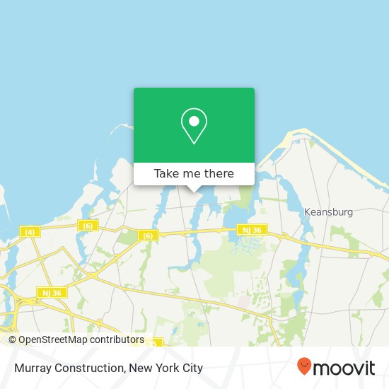 Murray Construction map