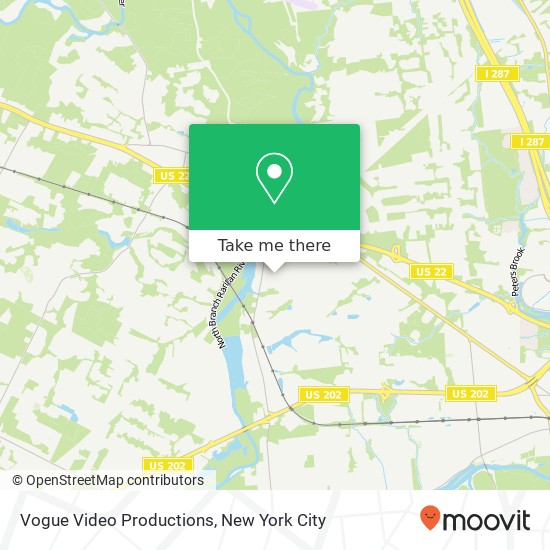 Vogue Video Productions map