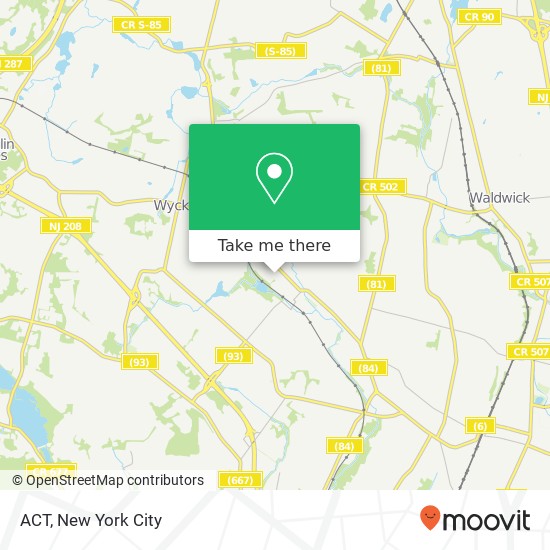 Mapa de ACT