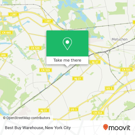 Mapa de Best Buy Warehouse